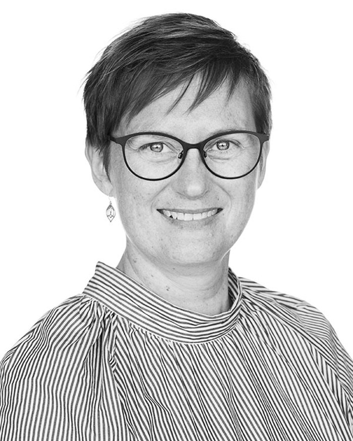 Portræt af skoleleder Stina Andersen 