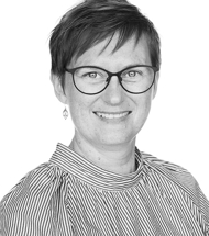 Portræt af skoleleder Stina Andersen