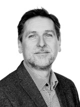 portræt af skoleleder Jørgen Rhode Wilms på Holmegaardskolen